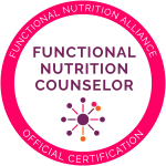 Functional Nutrition Counselor Official Certification badge